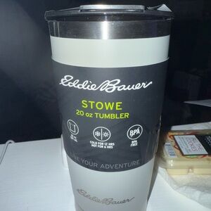 Eddie Bauer Black and White 20 oz Tumbler